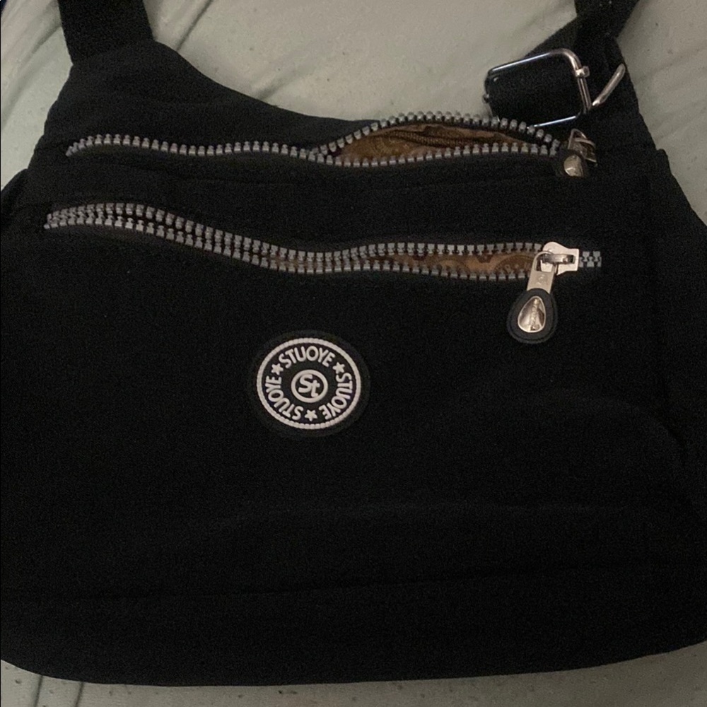 Black Stussy Crossbody Bag